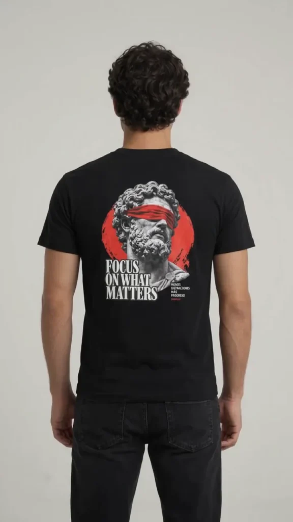 Camiseta Focus On What Matters de RIVN STUDIO