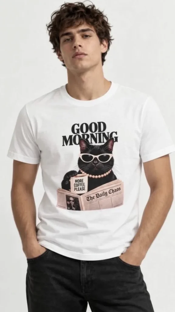 Camiseta Good Morning de RIVN STUDIO